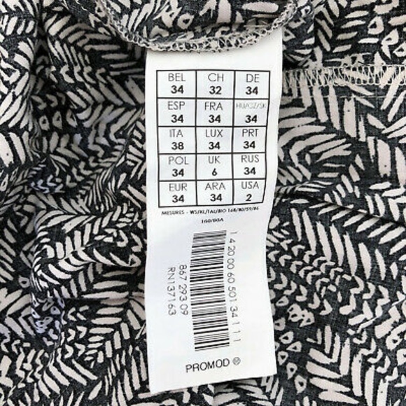 Promod Leaf Print Dress - Picture 5 of 7